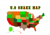 North American Snakes Map