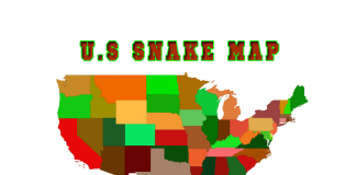 North American Snakes Map