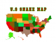North American Snakes: U.S Interactive Map North American Snakes Map